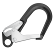 Hook Form 2-1/2" Aluminum Carabiner, Black