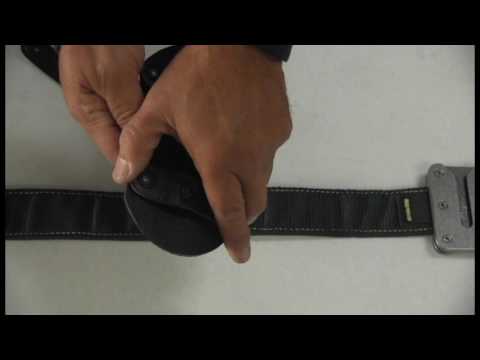 Scabbard Swivel Clip & Small Leather Backing - Installation