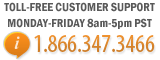 Toll-Free Customer Support 24/7
